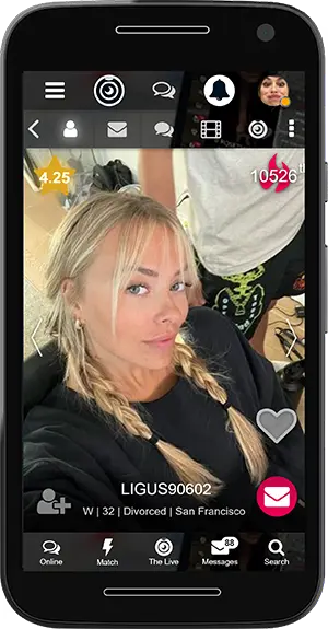 Mød på mobil i applikationen Plenty Of Chat