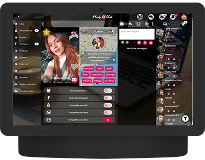 Conheça pessoas no PC no aplicativo Plenty Of Chat
